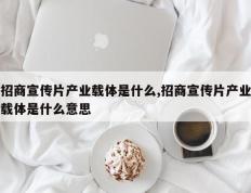 招商宣传片产业载体是什么,招商宣传片产业载体是什么意思