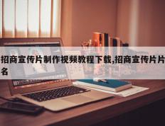 招商宣传片制作视频教程下载,招商宣传片片名
