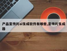 产品宣传片ai生成软件有哪些,宣传片生成器