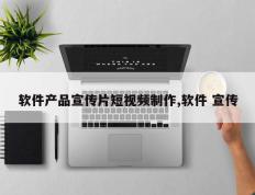 软件产品宣传片短视频制作,软件 宣传