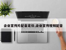 企业宣传片配音定价,企业宣传视频配音