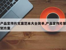 产品宣传片文案范本大全简单,产品宣传片策划方案
