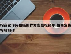 招商宣传片拍摄制作方案模板简单,招商宣传视频制作